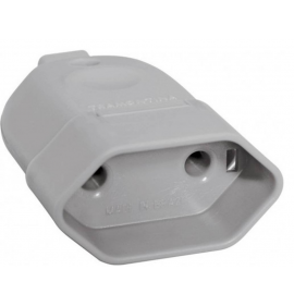 Plug de Tomada Fêmea 2P 10A